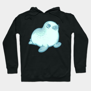 Pale Ice Baby Ringed Seal the Animal Hoodie